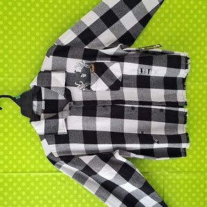 Flannel Short Shirt*NWT*